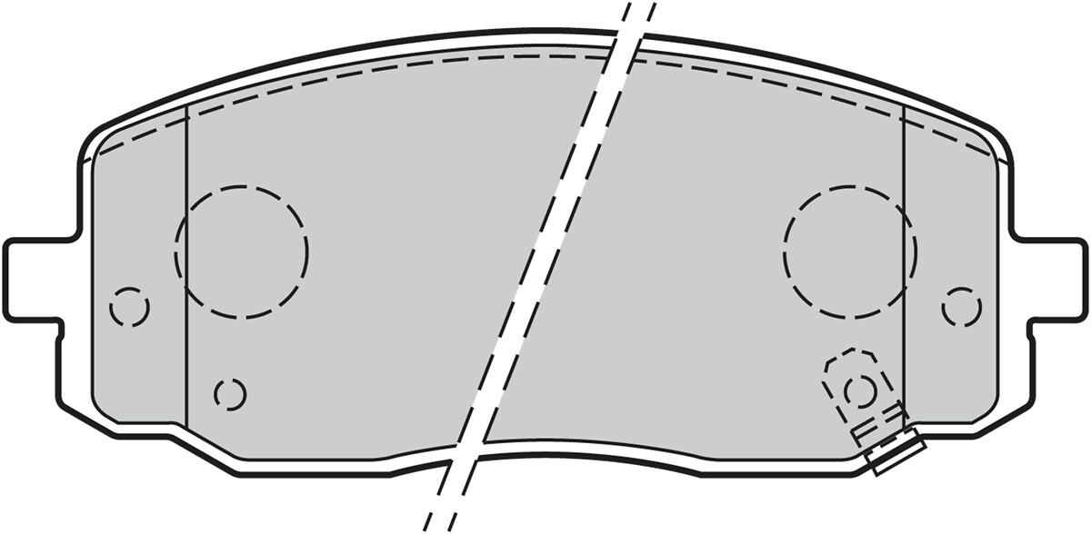 Jeu de 4 plaquettes de frein VALEO ref. 301707